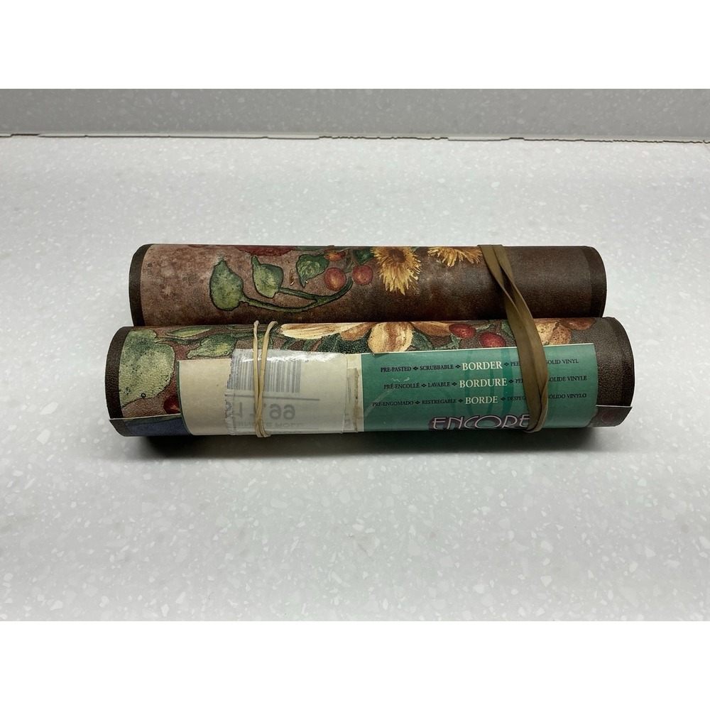 Flower Fruits CH48966 Wallpaper Border 2 rolls